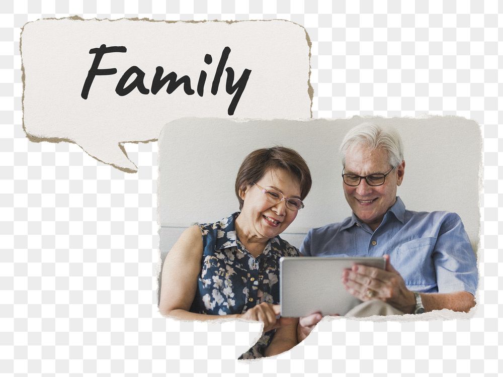 Png family speech bubble sticker, | Free PNG - rawpixel