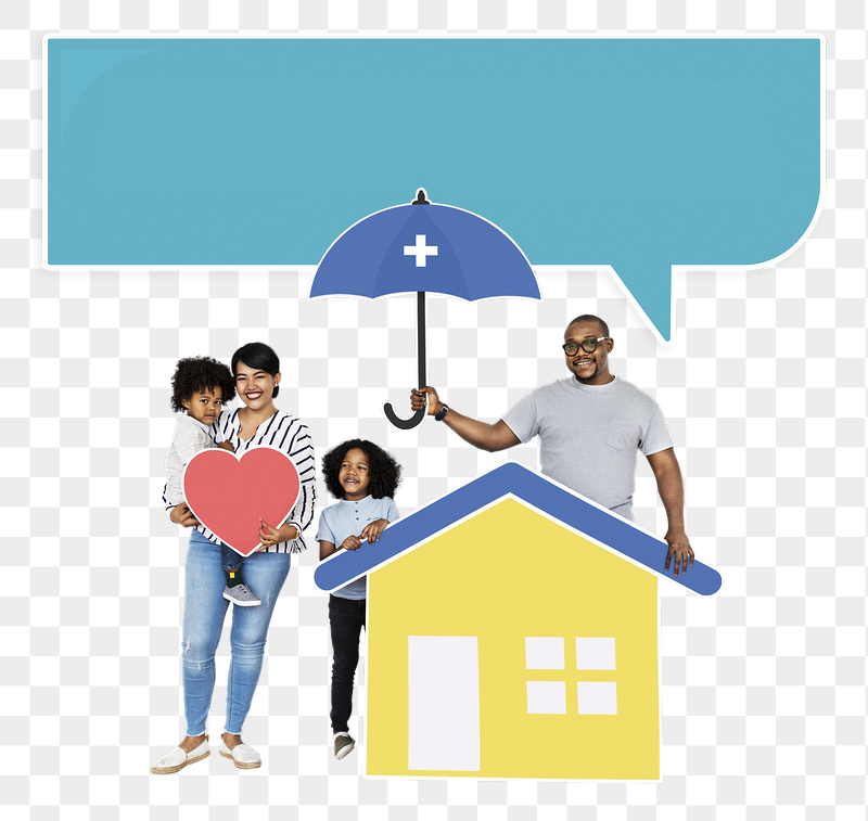 Png Family with home insurance | Free PNG - rawpixel