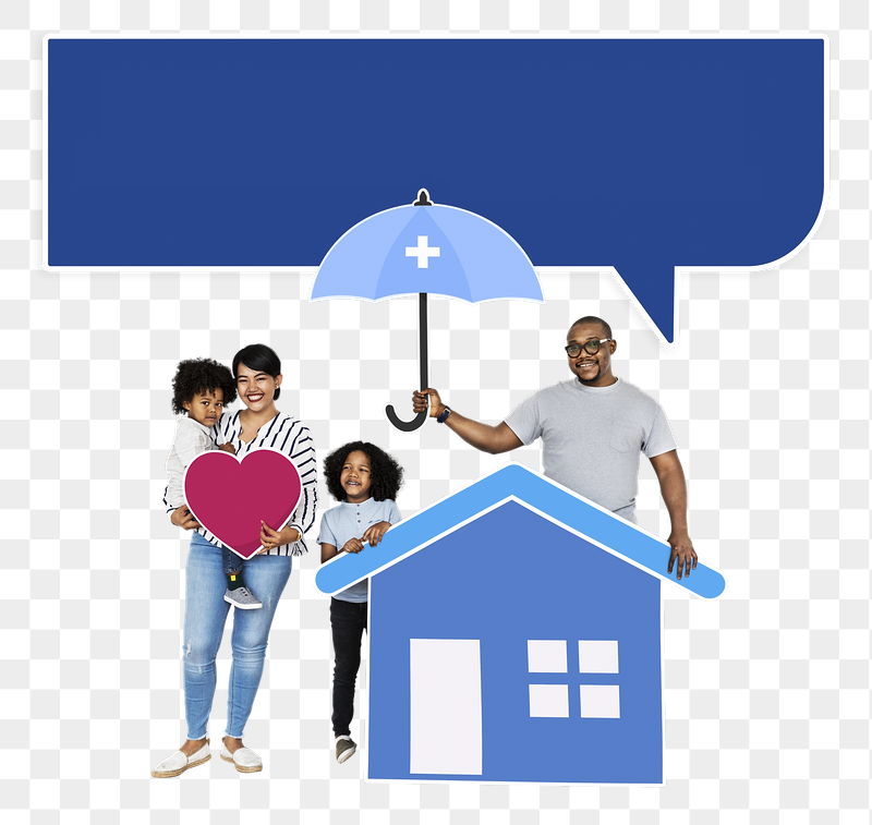 Png Family with home insurance | Free PNG - rawpixel
