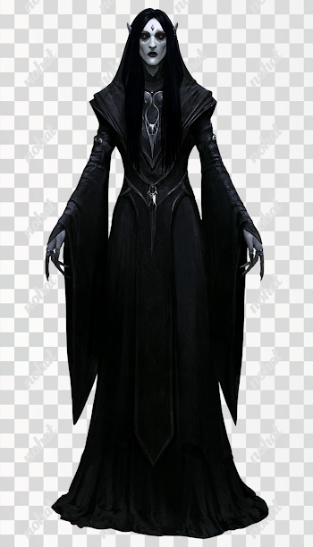 PNG Fantasy Dark Priestess