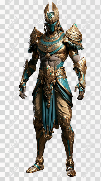 PNG Fantasy Male Sacred Temple Warrior