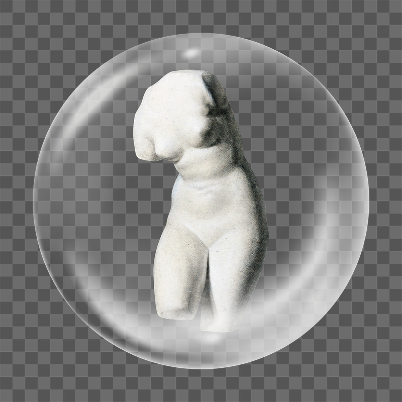 Png female torso sculpture sticker, | Free PNG - rawpixel
