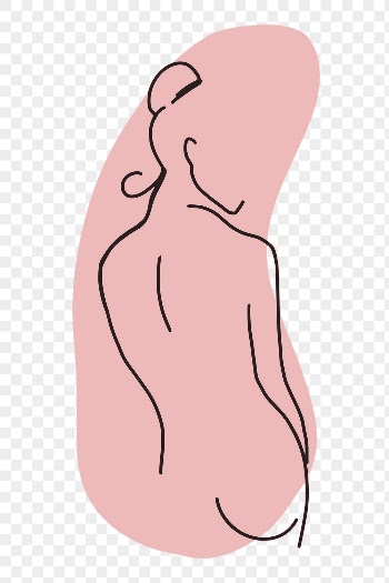 PNG feminine line art sticker, | Free PNG - rawpixel