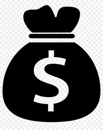 Png File - Bag Of Money Blue Icon