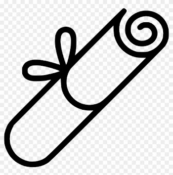 Png File - Graduation Scroll Clipart Png