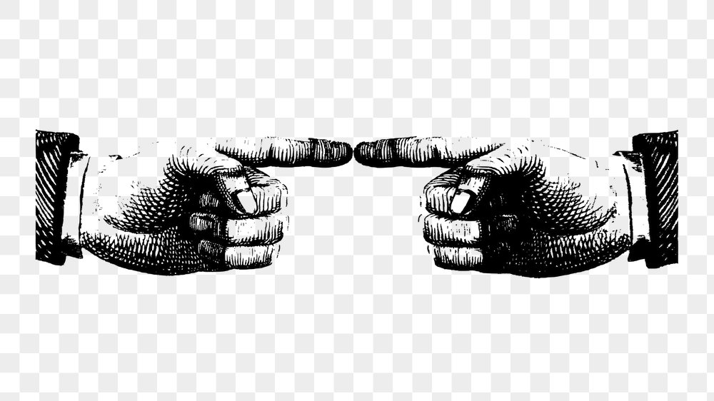 Png fingers pointing each other | Free PNG - rawpixel