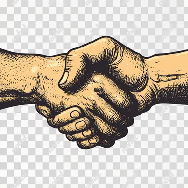 PNG Fist Bump and Knuckle Handshake Between Friends in a Social Setting