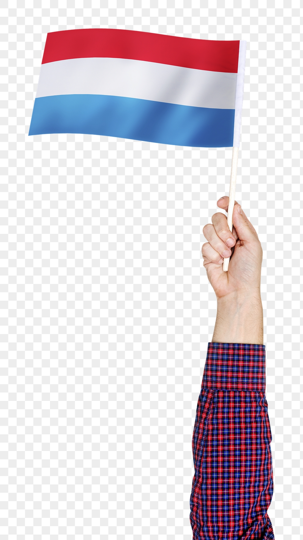 Png flag of Luxembourg in hand | Free PNG - rawpixel