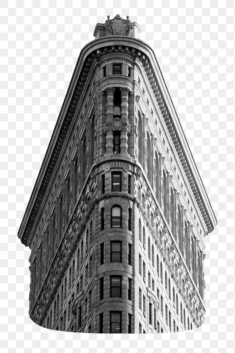Png Flatiron Building sticker, transparent | Free PNG - rawpixel