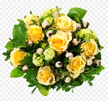 Png形式でダウンロード - Flowers Bouquet Roses Yellow