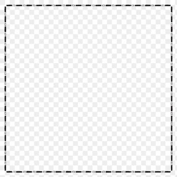 Png frame corner border bohemian ornament dashed line
