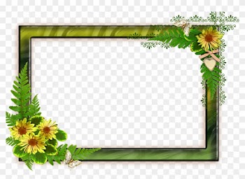 Png Frame With Flowers On A Transparent Background - Frames With Transparent Background