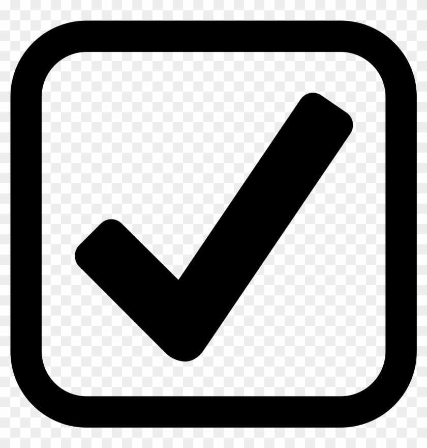Png Free Tick Box Png Transparent - Checkbox Icon