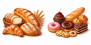 PNG Fresh Bread and Pastry Collection
