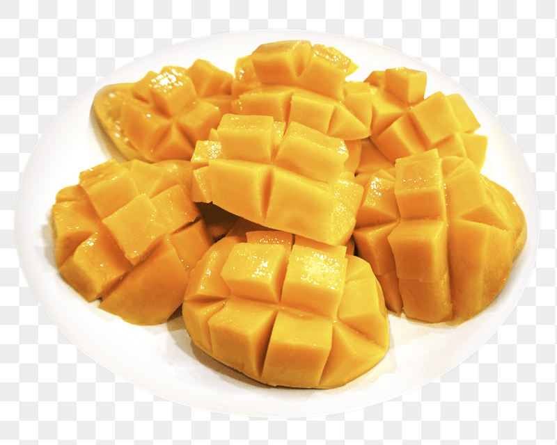 Png fresh cut mangoes sticker, | Free PNG - rawpixel