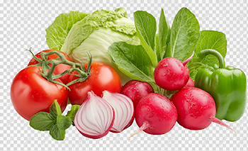 PNG Fresh Organic Vegetables Display