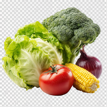 PNG Fresh Vegetables Arrangement