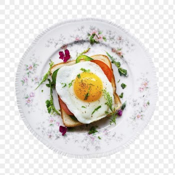 Png fried egg toast sticker, | Free PNG - rawpixel