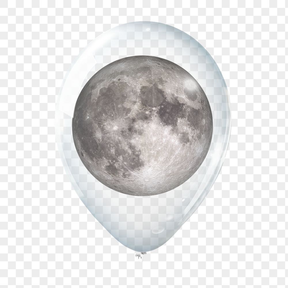 PNG full moon in clear | Free PNG - rawpixel