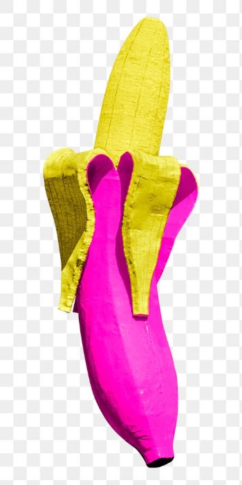 Png funky pink banana peel, remixed from… | Free stock illustration | High Resolution graphic