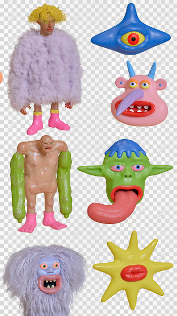 PNG Funny Character Sticker Pack