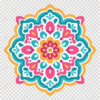 PNG Geometric Dainty Tile Pattern Design