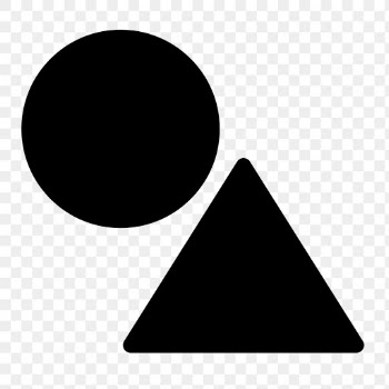 Png geometric shape icon in flat style | Free stock illustration | High Resolution graphic