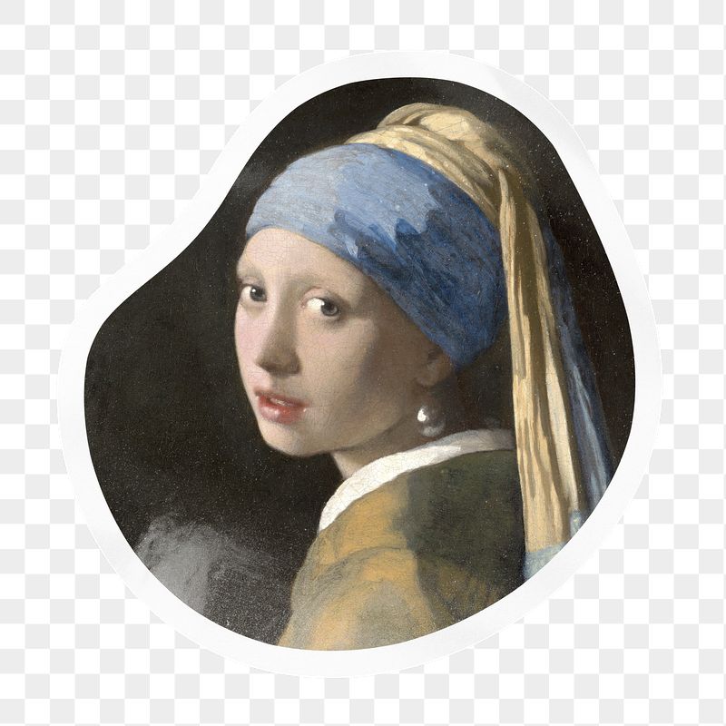 Png Girl with Pearl Earring | Free PNG - rawpixel
