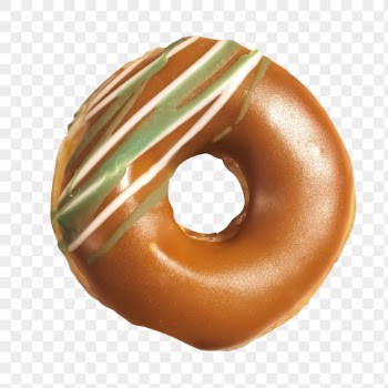 Png glazed donut sticker, food | Free PNG - rawpixel