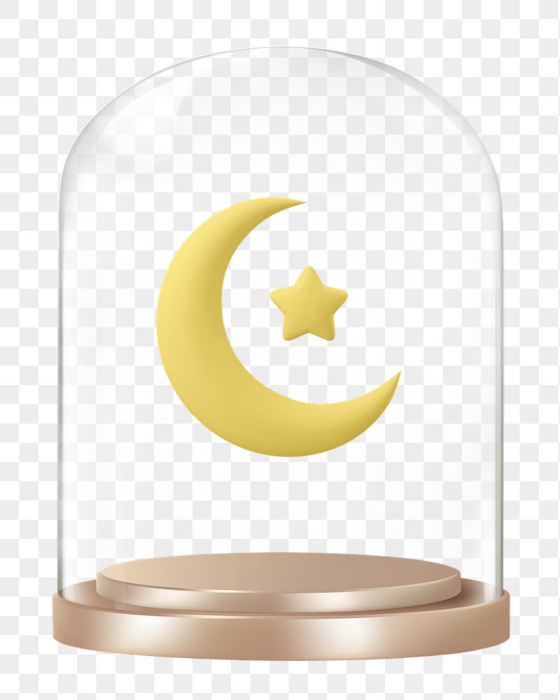 PNG gold star and crescent, | Free PNG - rawpixel