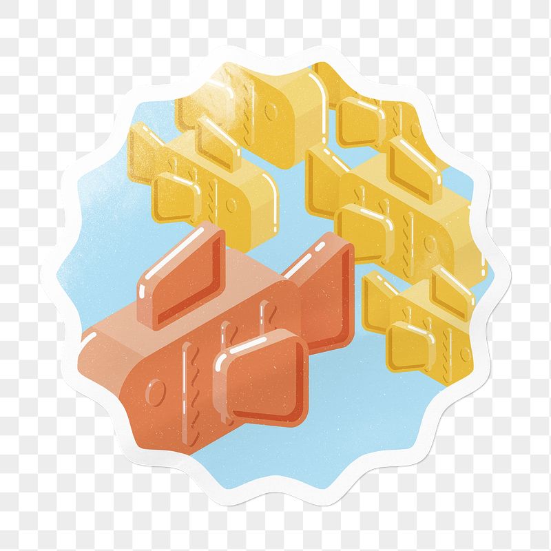 PNG goldfish sticker, explosion shape | Free PNG - rawpixel