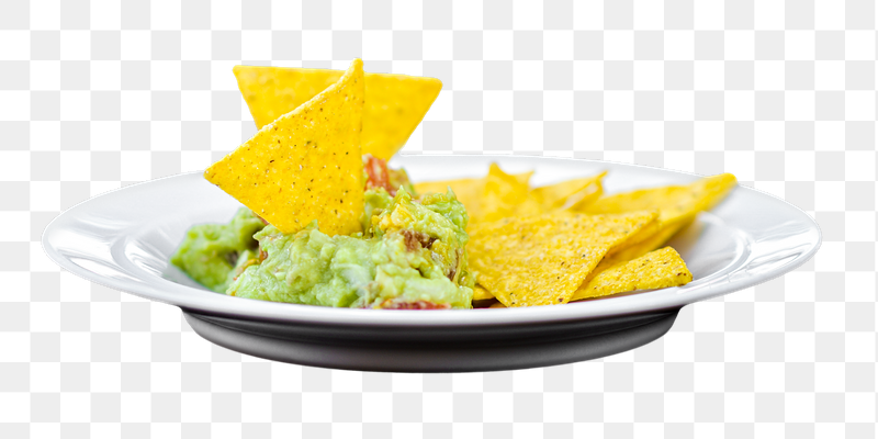 Png guacamole and chips sticker, | Free PNG - rawpixel