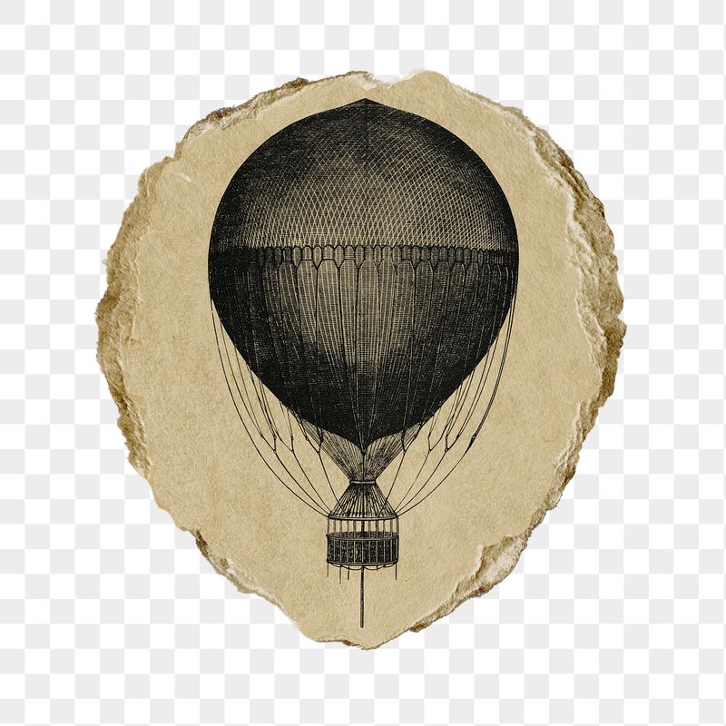 Png hand drawn hot air | Free PNG - rawpixel