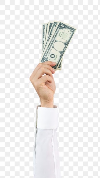 Png Hand holding money mockup finance concept | Free stock illustration | High Resolution graphic