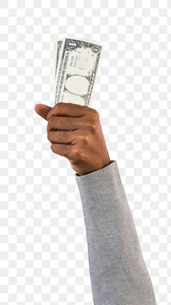 Png Hand holding money mockup finance concept | Free stock illustration | High Resolution graphic