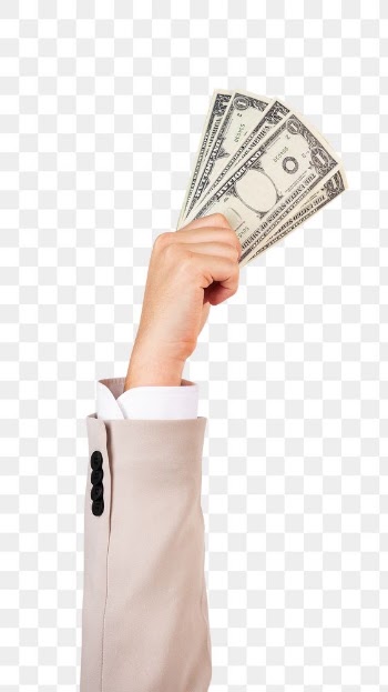 Png Hand holding money mockup in finance… | Free stock illustration | High Resolution graphic