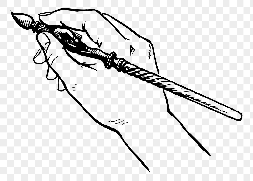 Png hand holding paint brush | Free PNG - rawpixel