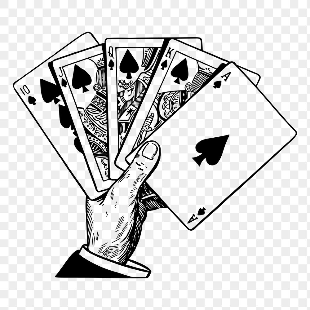 Png hand holding play cards | Free PNG - rawpixel