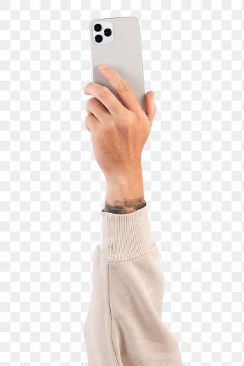 Png hand holding smartphone mockup  digital… | Free stock illustration | High Resolution graphic