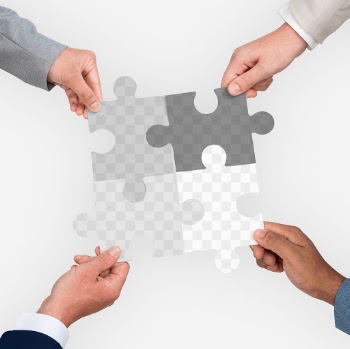 Png Hands holding puzzle mockup business… | Free stock illustration | High Resolution graphic