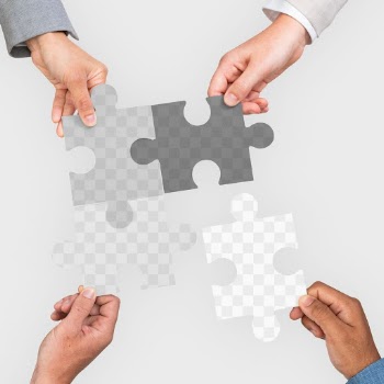 Png Hands holding puzzle mockup business… | Free stock illustration | High Resolution graphic