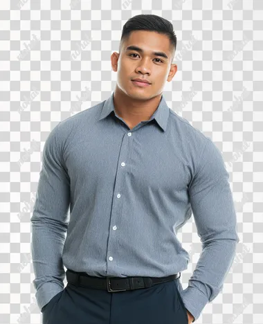 PNG Handsome Filipino Corporate Employee Portrait PNG Handsome Filipino Corporate Employee Portrait