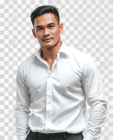 PNG Handsome Filipino Corporate Employee Portrait PNG Handsome Filipino Corporate Employee Portrait