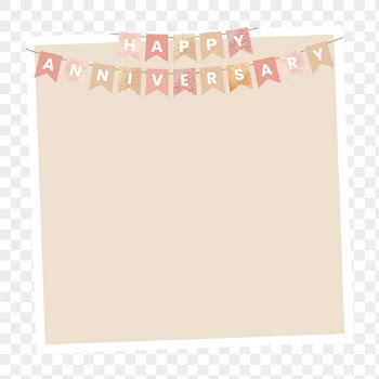 Png happy anniversary frame, celebration | Free PNG - rawpixel