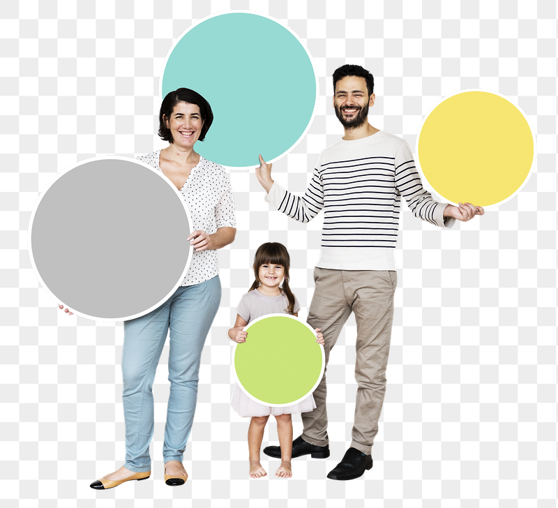 Png Happy family holding empty | Free PNG - rawpixel