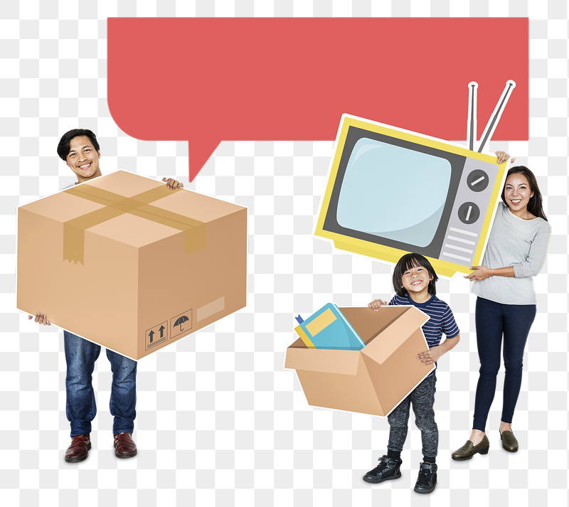 Png Happy family moving to new | Free PNG - rawpixel