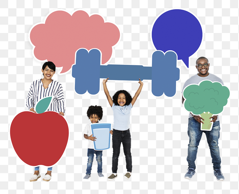 Png Happy family with healthy | Free PNG - rawpixel