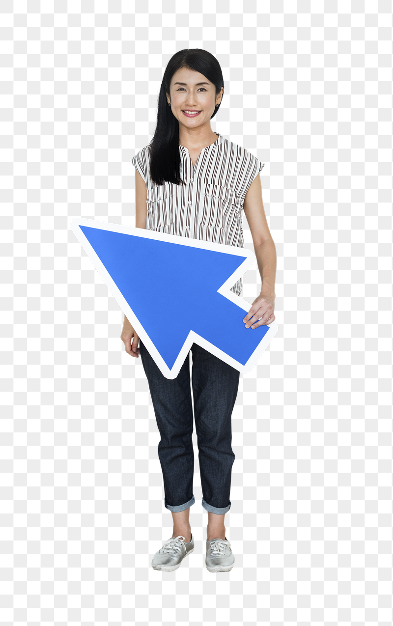 Png Happy girl holding mouse | Free PNG - rawpixel