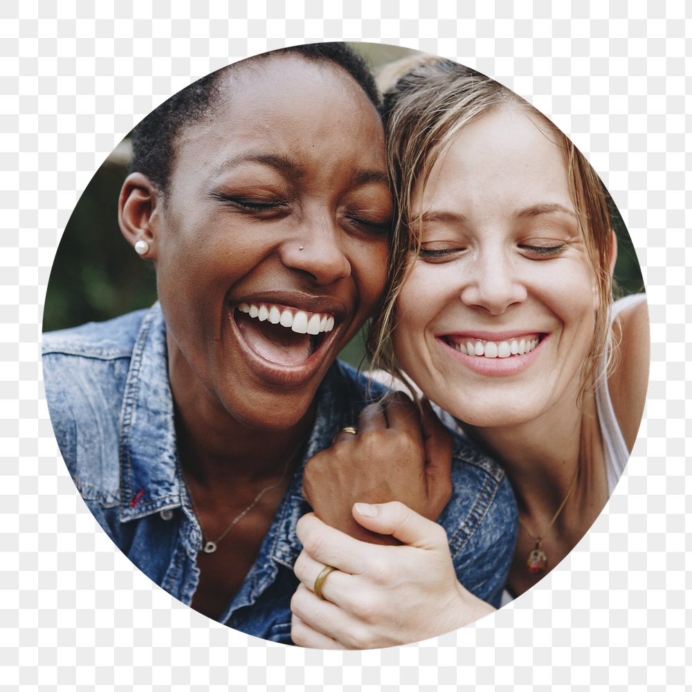 Png happy lesbian couple badge | Free PNG - rawpixel