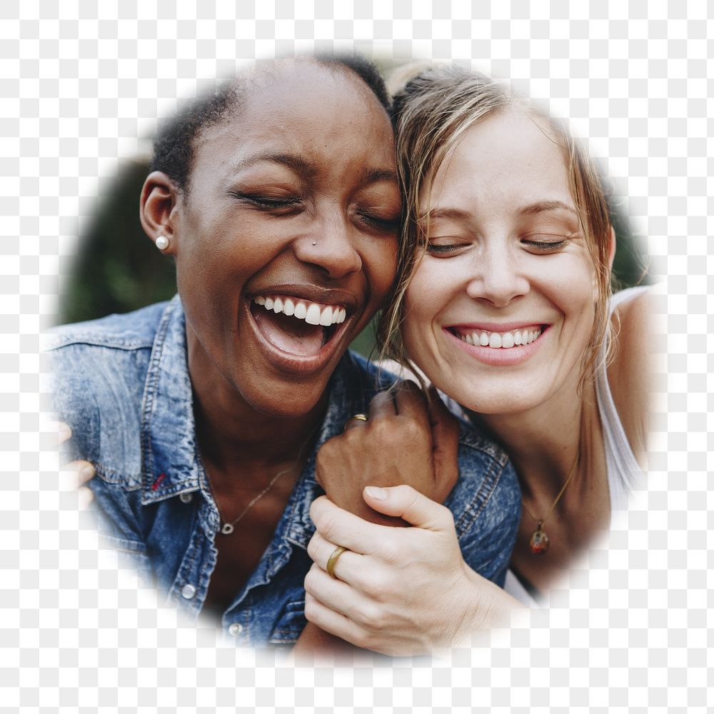 Png happy lesbian couple badge | Free PNG - rawpixel